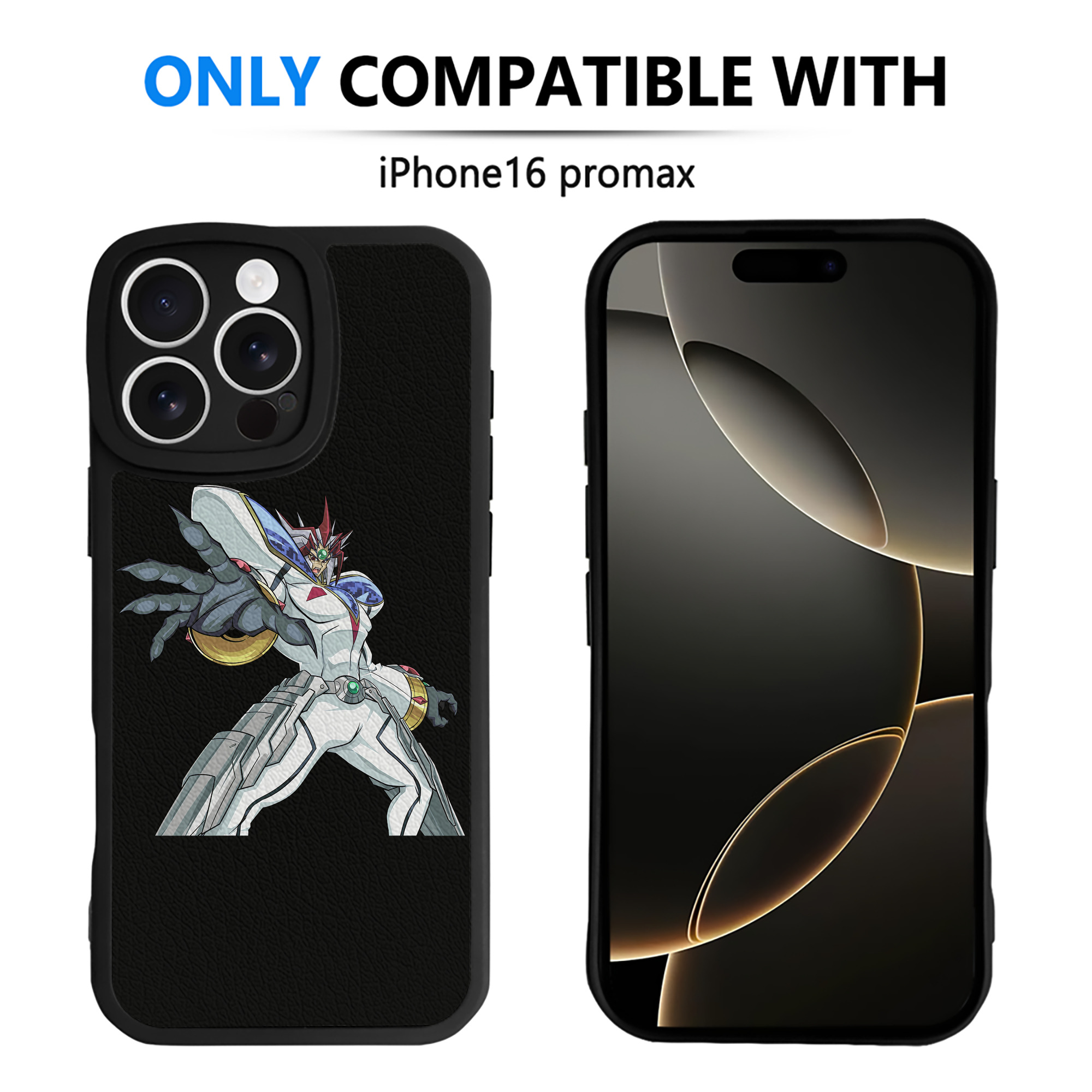 （画像用） 遊☆戯☆王 Yu-Gi-Oh! 【iPhone 16シリーズ対応】シリコンスマホケース（レザー調） 材質：シリコン